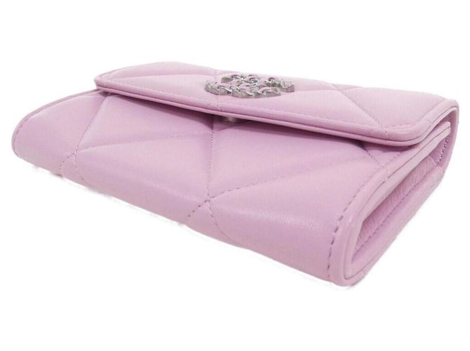 Billetera bi-fold Chanel 19 Línea AP2700 Rosa - vista 3