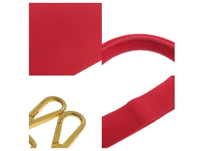 Prada Canapa Mini-Handtasche Rot - Ansicht 9