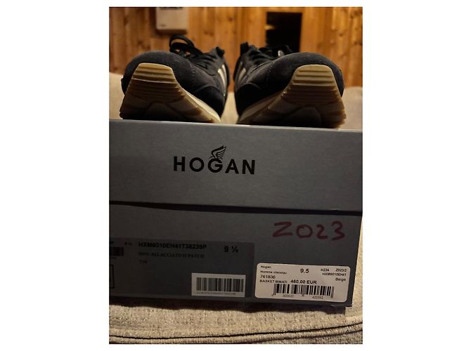 Sneakers Hogan Blu Navy Nubuck Uomo Taglia 44 - vista 4