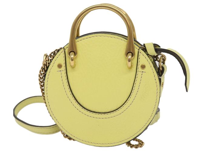 Chloé Bolsa transversal Pixie de couro e camurça pequena Chloe - vista 2