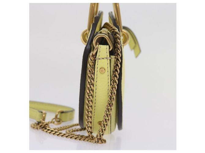 Chloé Bolsa transversal Pixie de couro e camurça pequena Chloe - vista 3