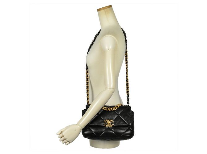 Bolso de Hombro CHANEL 19 de Chanel Negro - vista 7