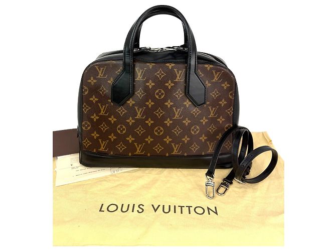 Borsa a spalla Louis Vuitton Dora Monogram MM Noir Marrone - vista 2