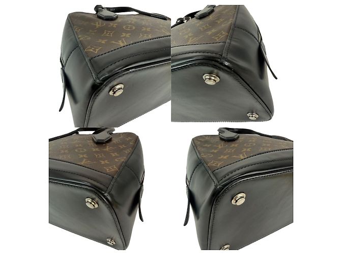 Borsa a spalla Louis Vuitton Dora Monogram MM Noir Marrone - vista 4