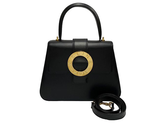 Céline Sac 2 en 1 en cuir de veau Celine Noir - vista 2