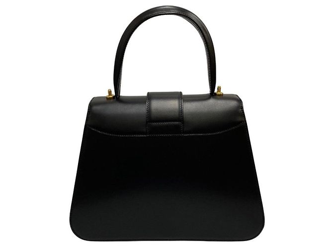 Céline Sac 2 en 1 en cuir de veau Celine Noir - vista 6