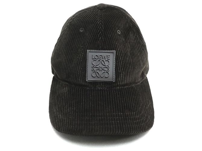 Cappello in corduroy con patch Anagram Loewe - vista 2