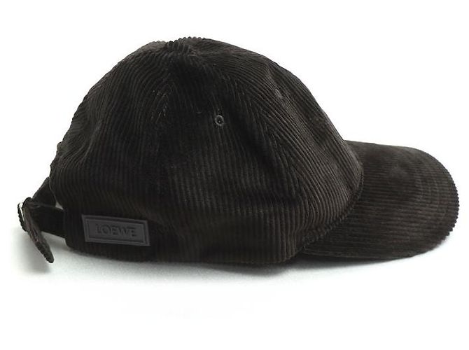 Cappello in corduroy con patch Anagram Loewe - vista 4