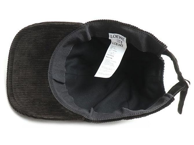 Cappello in corduroy con patch Anagram Loewe - vista 6