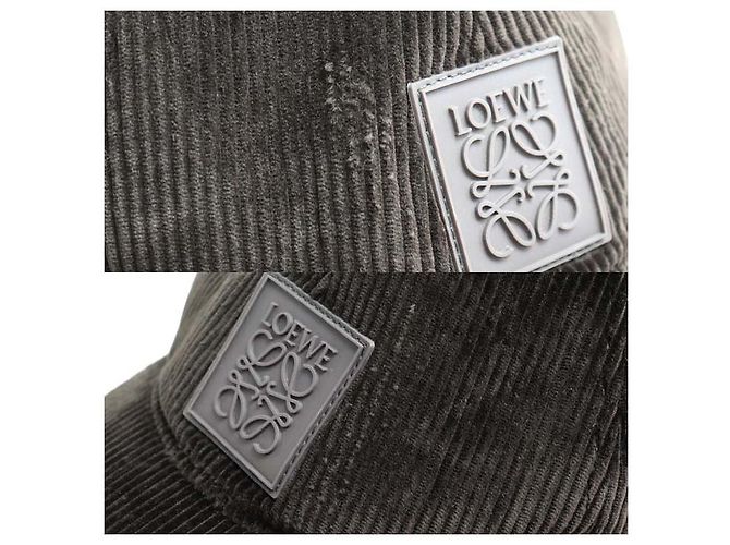 Cappello in corduroy con patch Anagram Loewe - vista 7