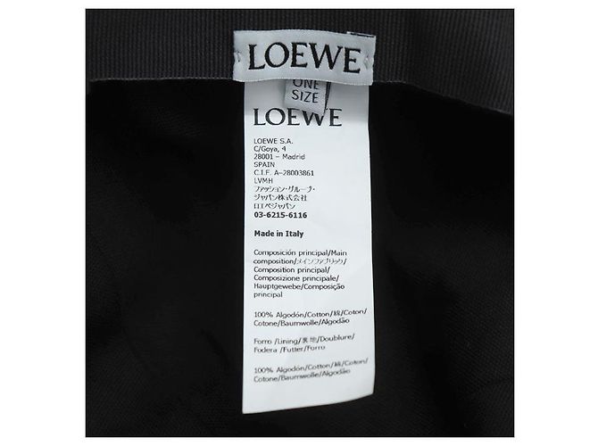 Cappello in corduroy con patch Anagram Loewe - vista 8