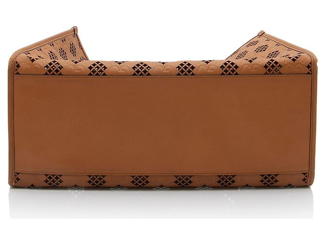 Gucci GG Prägung Kalbsleder Mittelgroße Tote mit Diamantschnitt - Ansicht 4