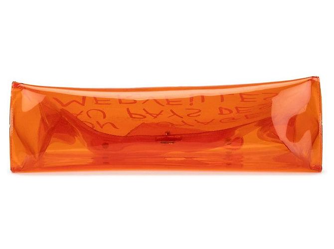 Hermès Vinyl Kelly Handtasche Orange - Ansicht 3