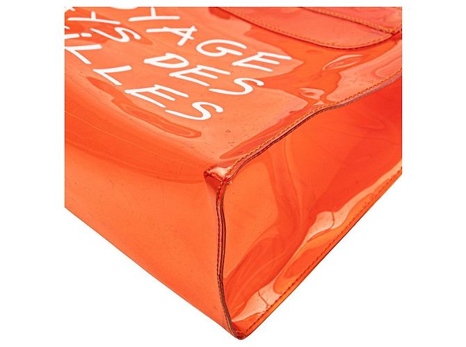 Hermès Vinyl Kelly Handtasche Orange - Ansicht 4