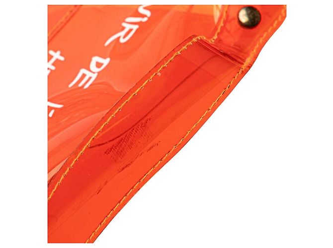 Hermès Vinyl Kelly Handtasche Orange - Ansicht 6