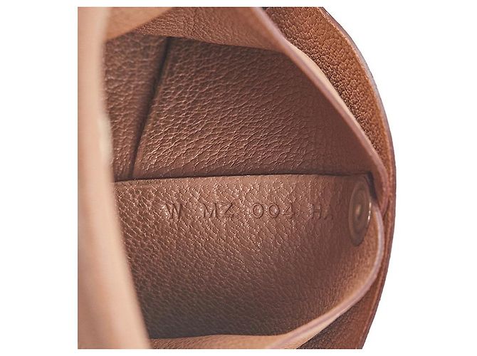 Monedero Bastia de cabra Hermès Castaño - vista 9
