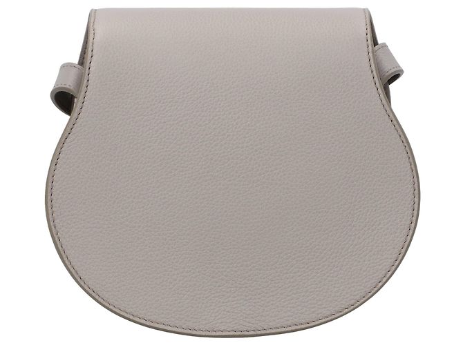 Bolsa Chloé Marcie Small Saddle Cinza - vista 5