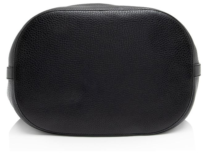 Borsa a secchiello Miss Bamboo in pelle Gucci Nero - vista 4