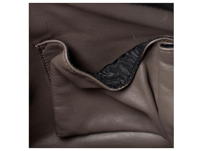 Borsa a secchiello Miss Bamboo in pelle Gucci Nero - vista 9