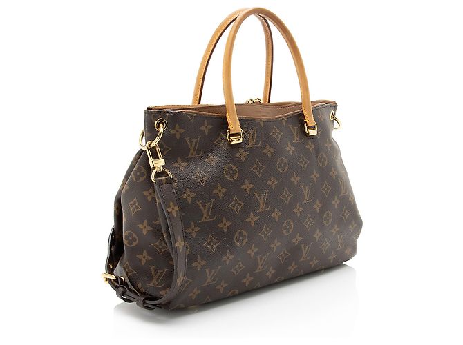 Borsa Pallas in tela Monogram Louis Vuitton Marrone - vista 2