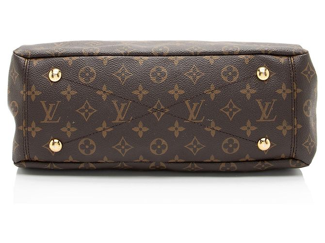 Borsa Pallas in tela Monogram Louis Vuitton Marrone - vista 4