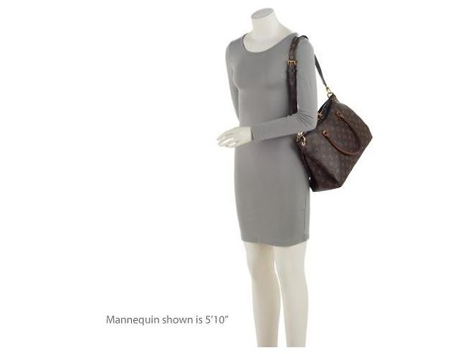 Borsa Pallas in tela Monogram Louis Vuitton Marrone - vista 5