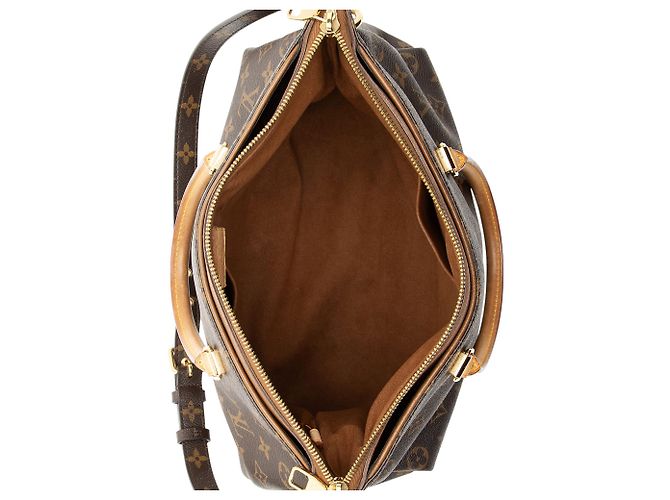 Borsa Pallas in tela Monogram Louis Vuitton Marrone - vista 7