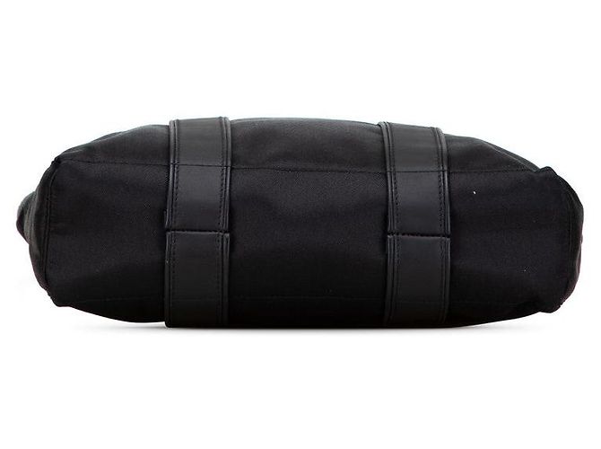 Bolso Tote de Nylon y Cuero Acapulco de Hermès Negro - vista 3