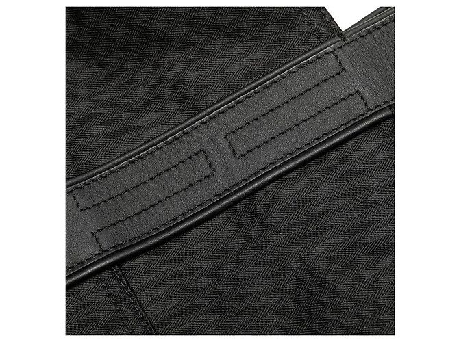 Bolso Tote de Nylon y Cuero Acapulco de Hermès Negro - vista 4