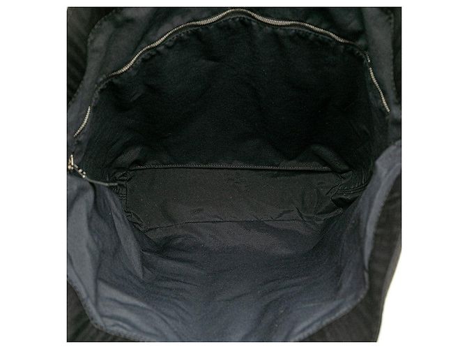 Bolso Tote de Nylon y Cuero Acapulco de Hermès Negro - vista 6
