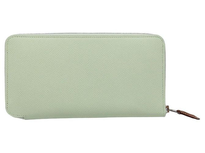 Hermès Hermes Azap Long Silk'in Epsom Long Wallet Green - view 2