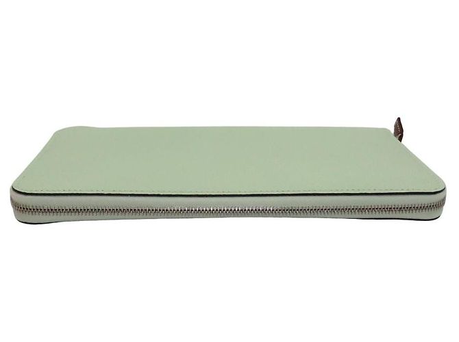 Hermès Hermes Azap Long Silk'in Epsom Long Wallet Green - view 3
