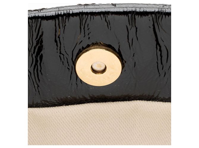 Gabrielle Chanel Patentleder Puzzle Tote Schwarz - Ansicht 9