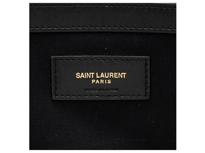 Saint Laurent Canvas Leder Manhattan Medium Satchel - Ansicht 8