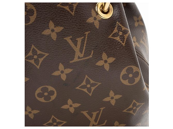 Borsa hobo Graceful MM in tela Monogram Louis Vuitton Marrone - vista 10