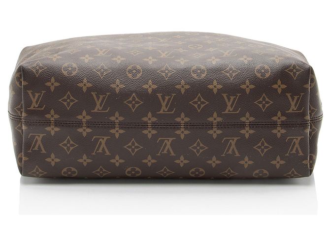 Borsa hobo Graceful MM in tela Monogram Louis Vuitton Marrone - vista 4
