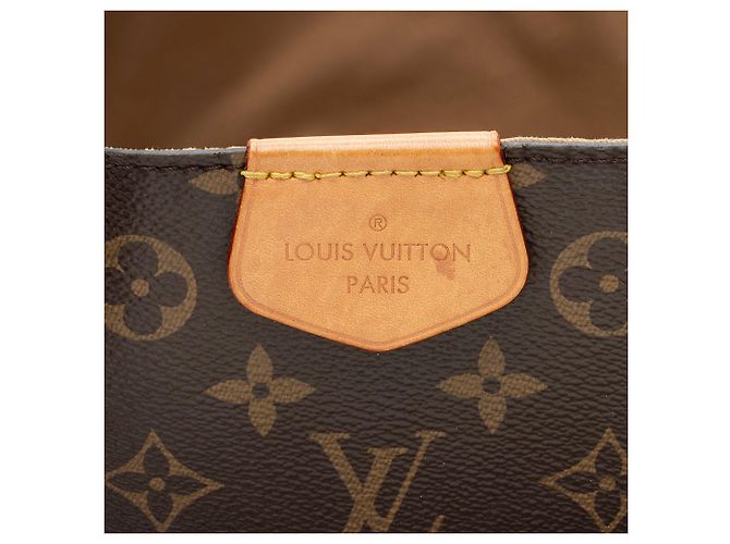 Borsa hobo Graceful MM in tela Monogram Louis Vuitton Marrone - vista 7