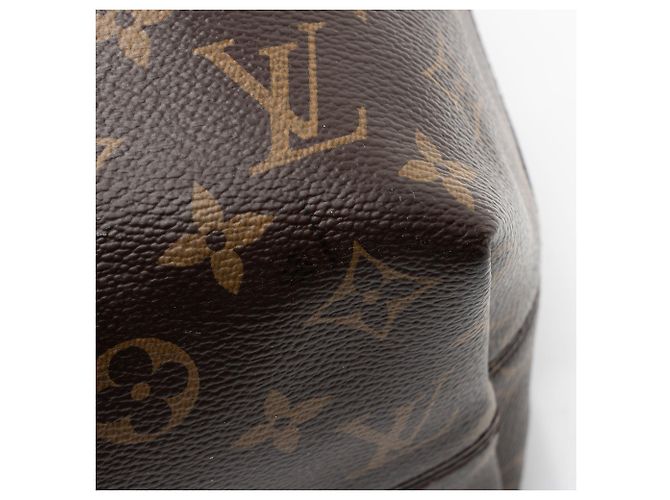Borsa hobo Graceful MM in tela Monogram Louis Vuitton Marrone - vista 9