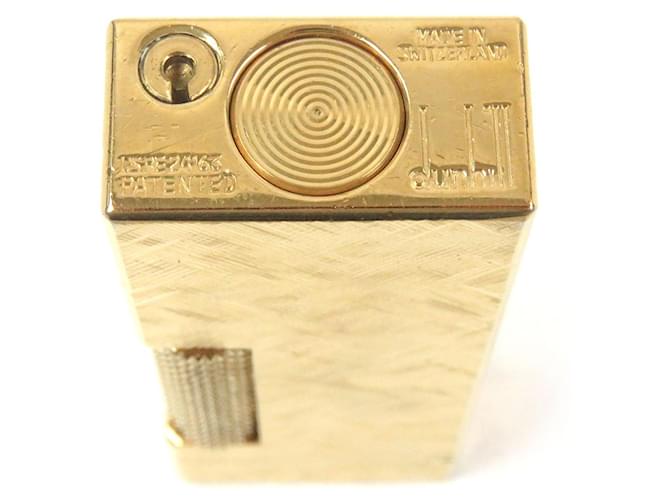 Alfred Dunhill Briquet Dunhill Crosscut Pattern Doré - vue 5