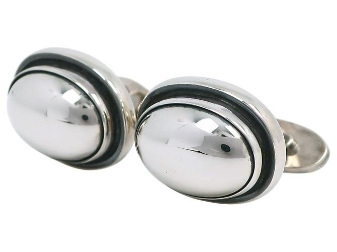 Autre Marque Gemelli ovali in argento 925 Georg Jensen - vista 2