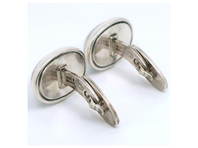 Autre Marque Gemelli ovali in argento 925 Georg Jensen - vista 4