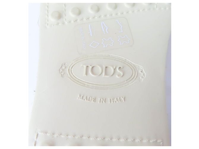 Tod's Tod’s KATE 2WAY Leder Espadrilles Beige Roh - Ansicht 11