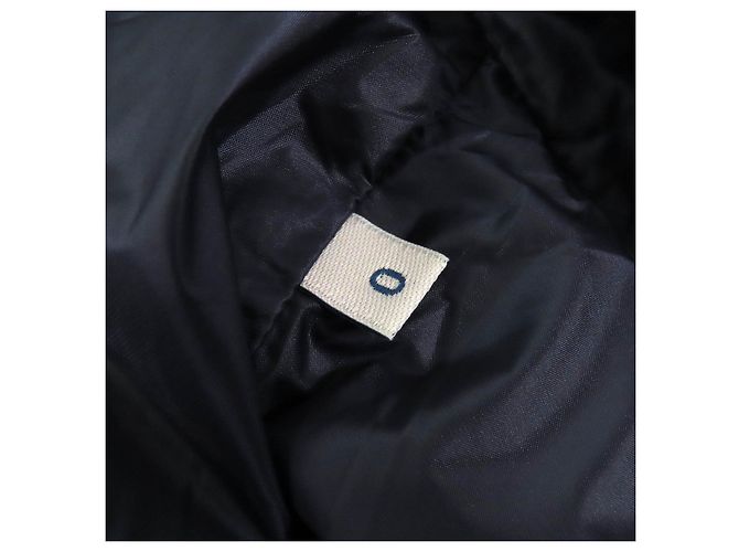 Moncler HERMINE Abrigo de Nylon con Plumas Azul Azul marino - vista 10