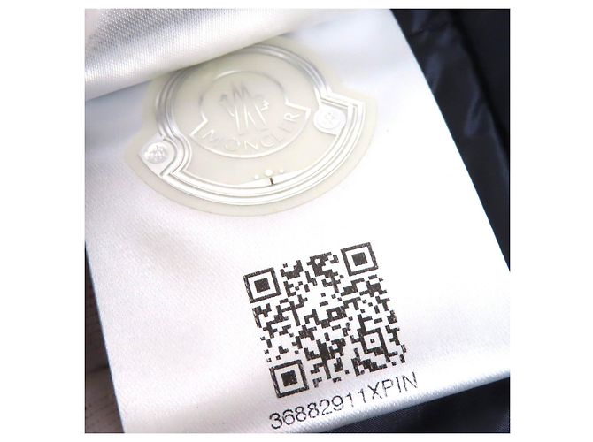 Moncler HERMINE Abrigo de Nylon con Plumas Azul Azul marino - vista 13