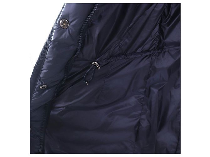 Moncler HERMINE Abrigo de Nylon con Plumas Azul Azul marino - vista 5