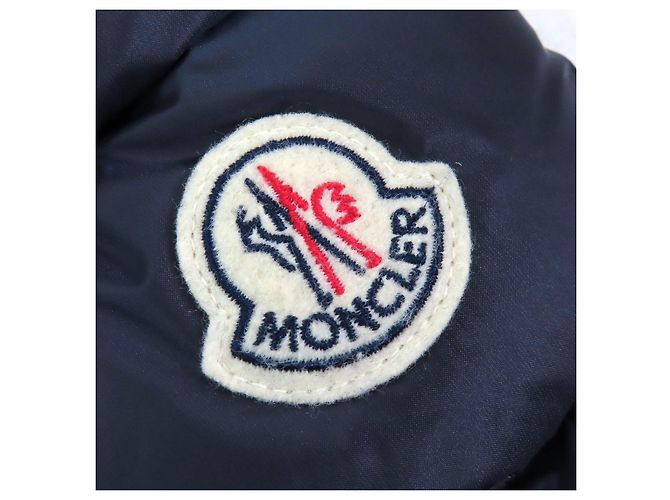 Moncler HERMINE Abrigo de Nylon con Plumas Azul Azul marino - vista 6