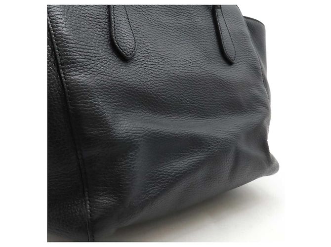 Borsa tote 2 in 1 in pelle Gucci Swing Nero - vista 8