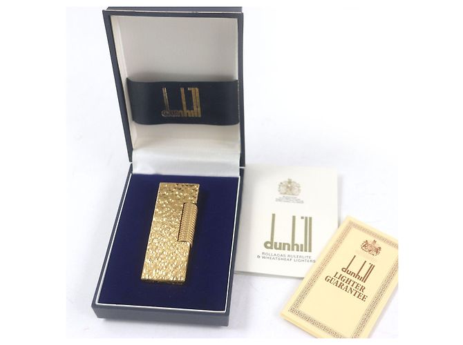 Alfred Dunhill Briquet à motif intégral Dunhill Doré - vue 2