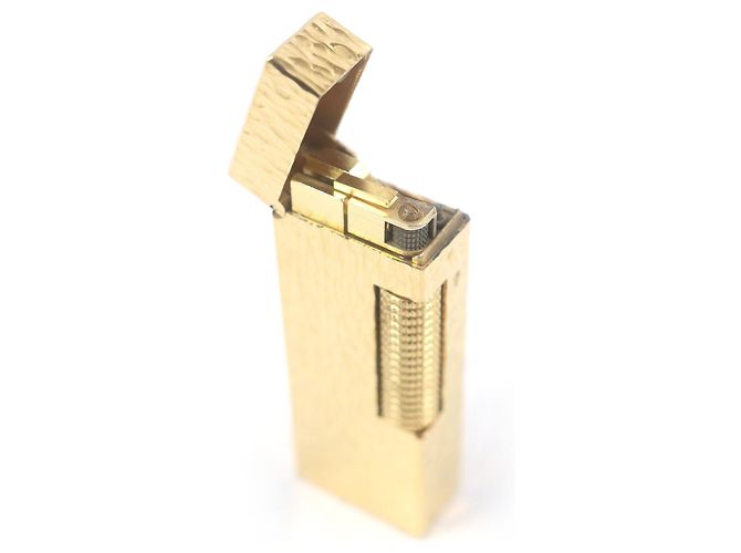 Alfred Dunhill Briquet à motif intégral Dunhill Doré - vue 4