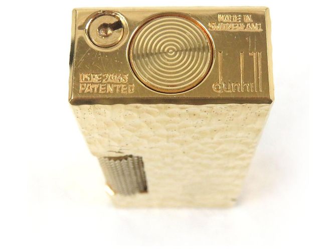 Alfred Dunhill Briquet à motif intégral Dunhill Doré - vue 6